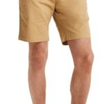 Men's Casual Cotton Shorts 9 Inch with Stretch, Also Available in Big and Tall