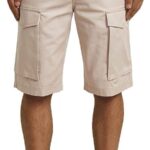 Men's Core Regular Cargo Shorts, Beige (Dk Brick , 31W
