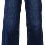 Astylish Women's High Waisted Wide Leg Straight Jeans