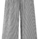 Pants for Women 2026 Spring Clothes Striped High Waist Tie Knot Dressy Casual Wide Leg Palazzo Work Trousers Pants