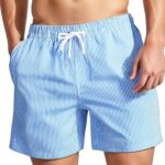 Mens Swim Trunks Short Bathing Suit with Mesh Lining Swimming Shorts